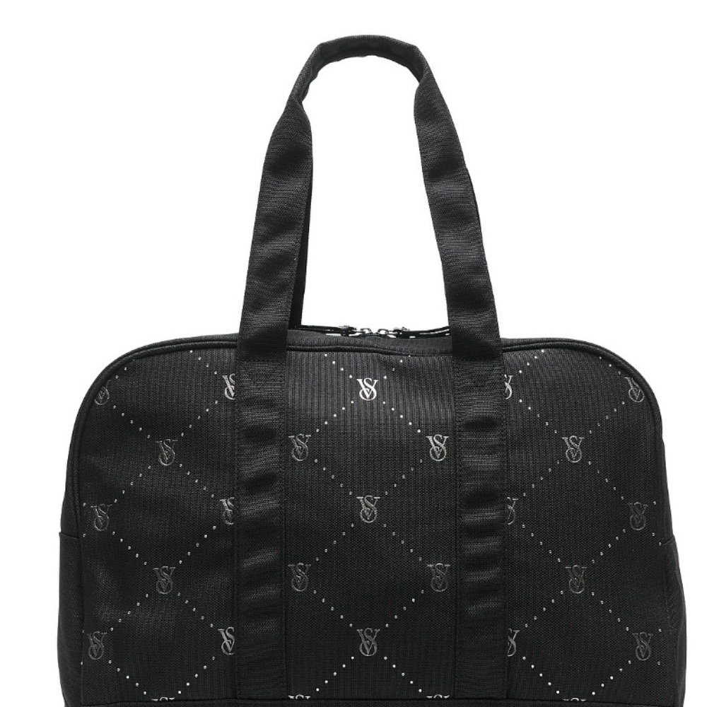 Black Quilted Tote Bag